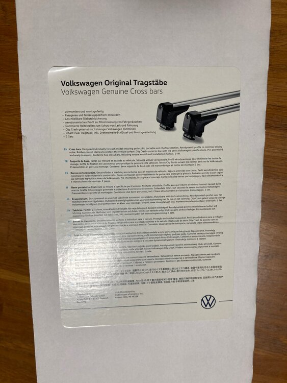 フォルクスワーゲン　ルーフラック　ティグアン用純正（カー用品）の商品画像 - 査定依頼日：2025年3月16日 - 最高査定価格：3,500円