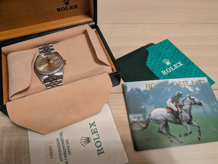 ロレックス デイトジャスト 16220（高級時計）の商品画像 - 査定依頼日：2026年1月10日 - 最高査定価格：850,000円