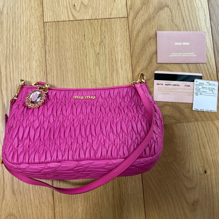 ミュウミュウ  （ブランドバッグ）の商品画像 - 査定依頼日：2025年5月15日 - 最高査定価格：30,000円