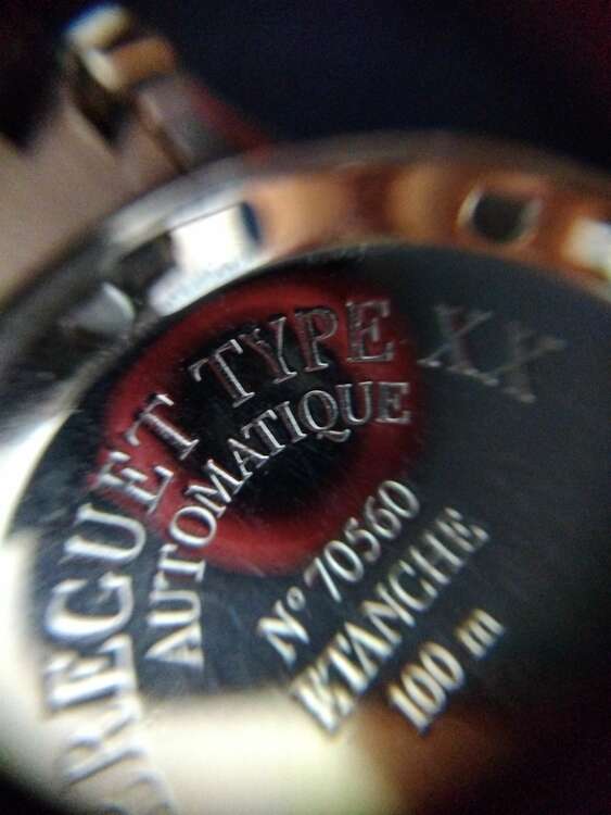 ブレゲ タイプXX 7056（高級時計）の商品画像 - 査定依頼日：2025年4月8日 - 最高査定価格：380,000円