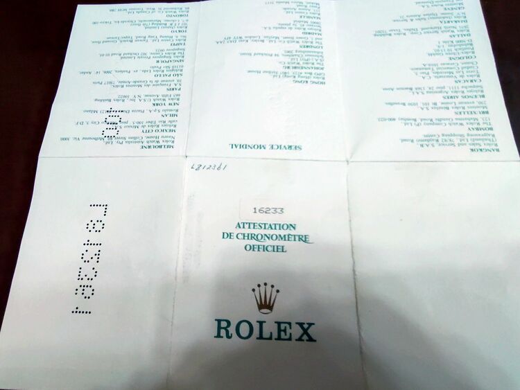 ロレックス パーペチュアルデイト 16233（高級時計）の商品画像 - 査定依頼日：2025年6月8日 - 最高査定価格：900,000円