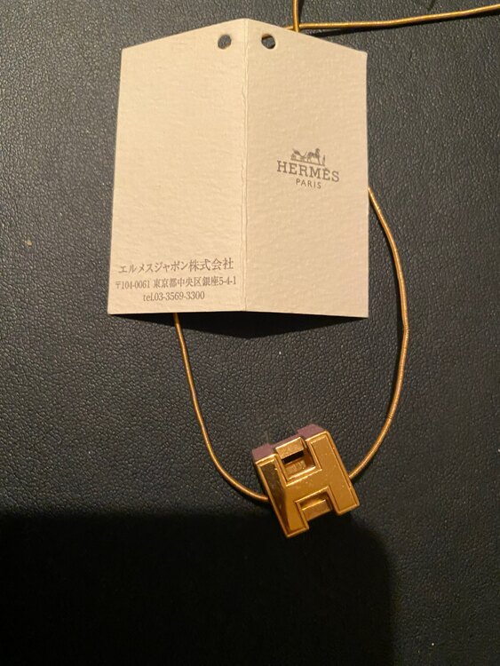 HERMESポップHネックレス（ブランド財布・小物）の商品画像 - 査定依頼日：2025年1月27日 - 最高査定価格：15,000円