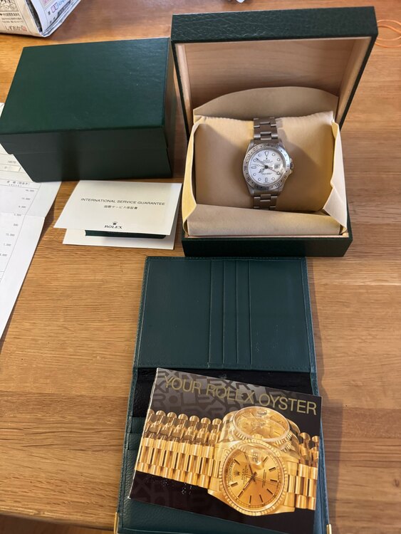 ロレックス エクスプローラー 1657（高級時計）の商品画像 - 査定依頼日：2025年5月21日 - 最高査定価格：1,080,000円