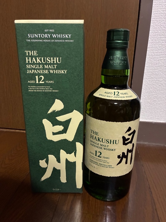 白州12年（お酒）の商品画像 - 査定依頼日：2026年4月24日 - 最高査定価格：20,000円