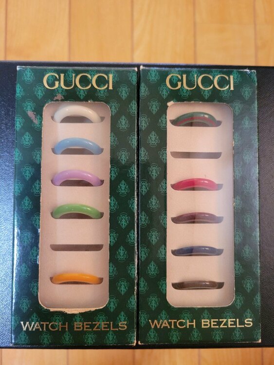 GUCCI グッチ レディース腕時計 バングルウォッチ 替えベゼル一部・箱付き（ブランド財布・小物）の商品画像 - 査定依頼日：2026年8月24日 - 最高査定価格：80,000円