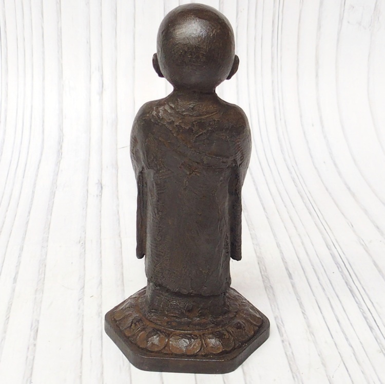 友沢正彦作 合掌地蔵菩薩【祈り】ブロンズ像 （美術品・骨董品）の商品画像 - 査定依頼日：2025年6月3日 - 最高査定価格：3,000円