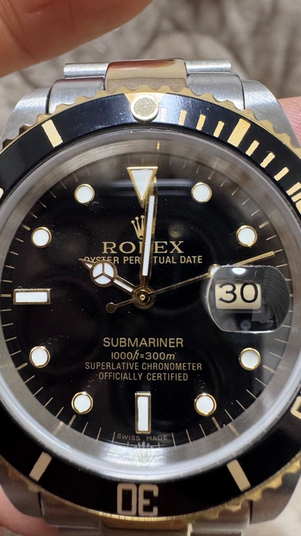 ロレックス サブマリーナー 1661（高級時計）の商品画像 - 査定依頼日：2026年1月6日 - 最高査定価格：1,300,000円