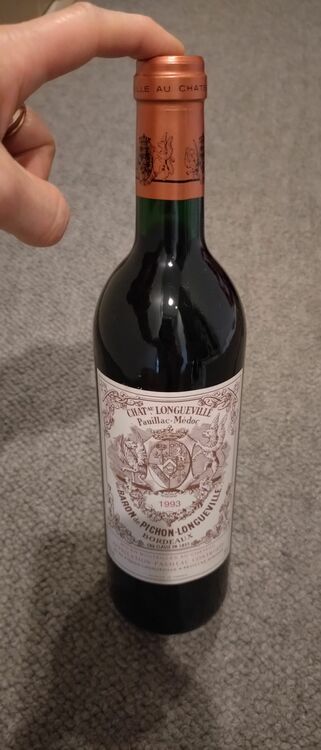 BARON de PICHON-LONGUEVILLE1993（お酒）の商品画像 - 査定依頼日：2025年6月14日 - 最高査定価格：8,000円