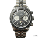 TUDOR(チューダー) ブラックベイクロノ 黒文字盤 79360N ジュビリー（チューダー(その他)）の商品画像 - 新品 - 査定完了日：2025.10.13 - 最高査定価格：700,000円