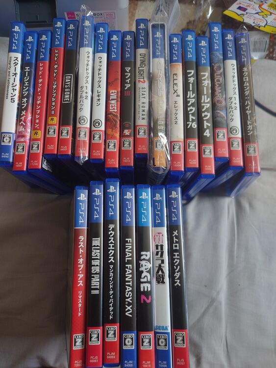 PS4本体＆ソフトセット（ゲーム機本体・ゲームソフト）の商品画像 - 査定依頼日：2025年12月1日 - 最高査定価格：15,500円