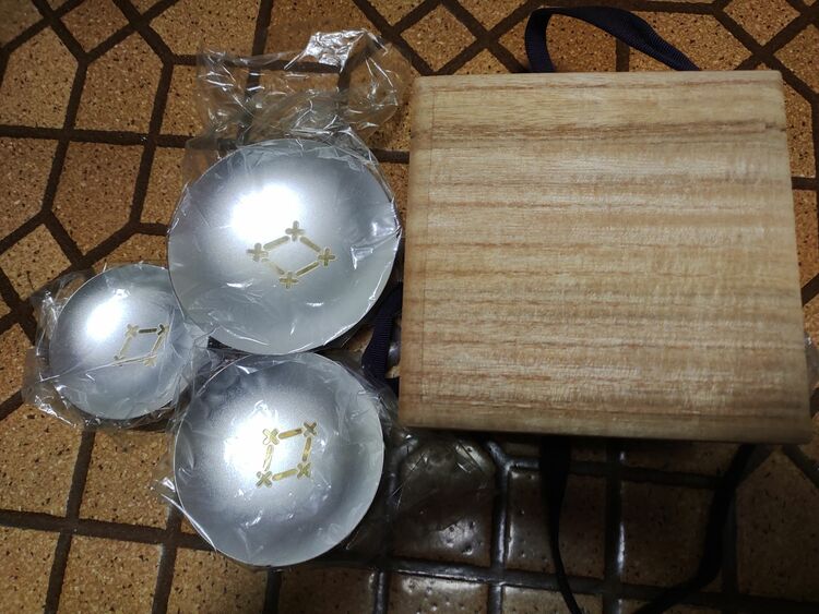 銀杯3個　180g（金・貴金属）の商品画像 - 査定依頼日：2025年11月1日 - 最高査定価格：42,000円