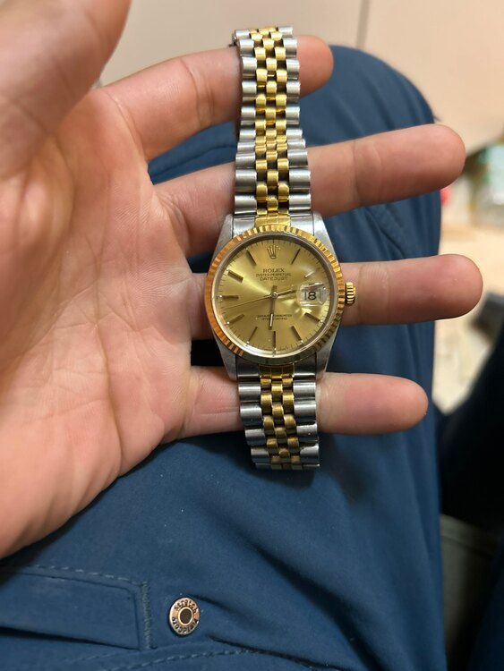 ロレックス デイトジャスト ref.1623（高級時計）の商品画像 - 査定依頼日：2025年2月24日 - 最高査定価格：800,000円
