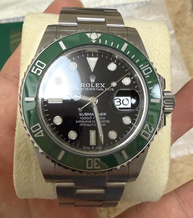 グリーンサブマリーナ（高級時計）の商品画像 - 査定依頼日：2026年2月2日 - 最高査定価格：2,400,000円