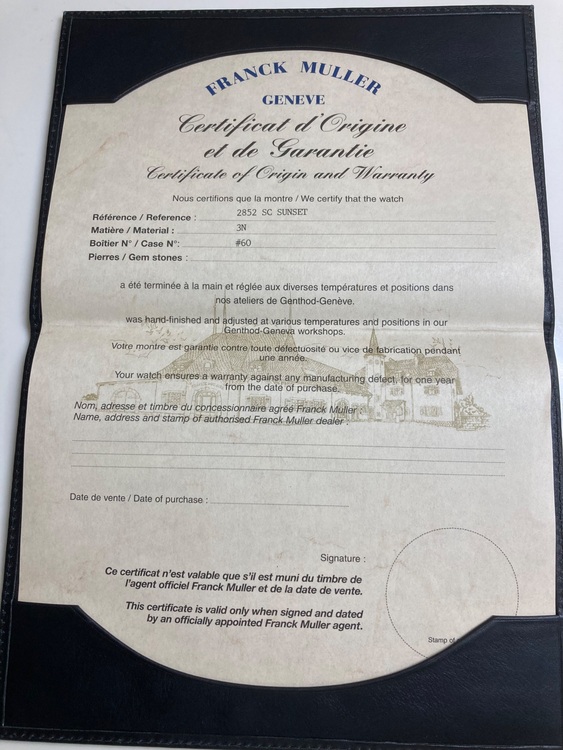 SUNSET（高級時計）の商品画像 - 査定依頼日：2025年10月25日 - 最高査定価格：850,000円