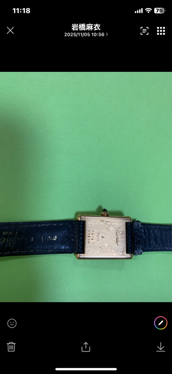 カルティエ タンク 7808（高級時計）の商品画像 - 査定依頼日：2025年11月5日 - 最高査定価格：800,000円