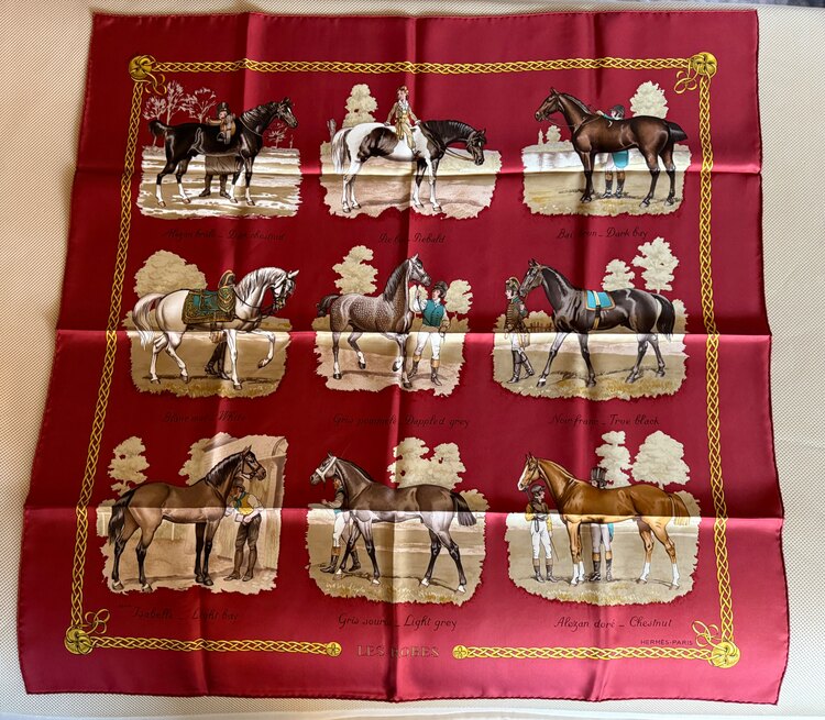 スカーフ　カレ90- Les Robes（古着・ファッション）の商品画像 - 査定依頼日：2025年2月20日 - 最高査定価格：15,000円