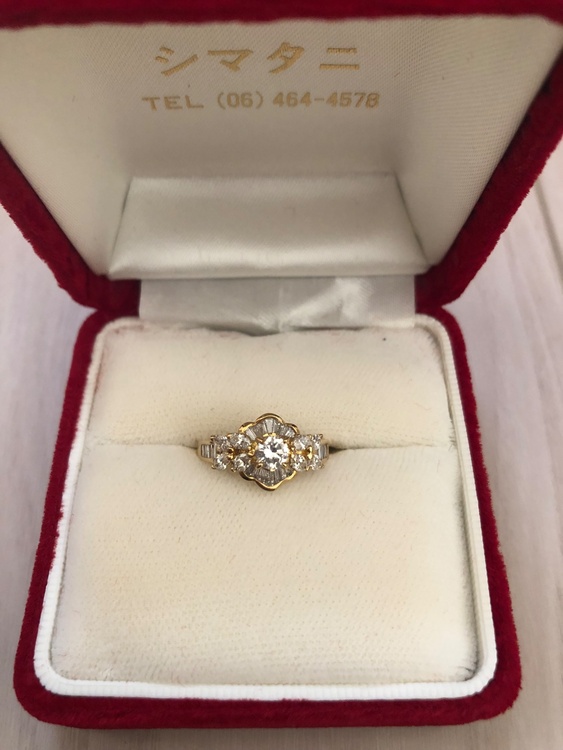 K18リング（宝石）の商品画像 - 査定依頼日：2025年12月14日 - 最高査定価格：120,000円