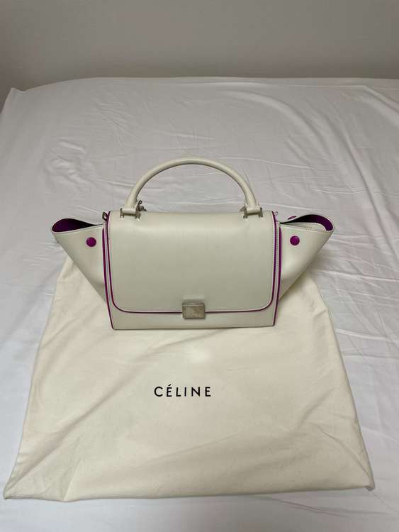 トラペーズ　白×ピンク（ブランドバッグ）の商品画像 - 査定依頼日：2022年9月29日 - 最高査定価格：30,000円