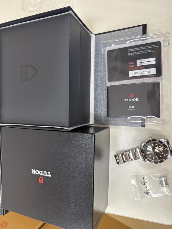 チューダー ブラックベイ 79030m（高級時計）の商品画像 - 査定依頼日：2025年5月29日 - 最高査定価格：390,000円