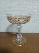アンティーク金彩グラス(シャンパングラス)（美術品・骨董品）の商品画像 - 査定依頼日：2026年8月4日 - 最高査定価格：10,000円