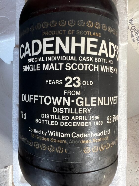 CADENHEAD （お酒）の商品画像 - 査定依頼日：2025年5月31日 - 最高査定価格：900,000円