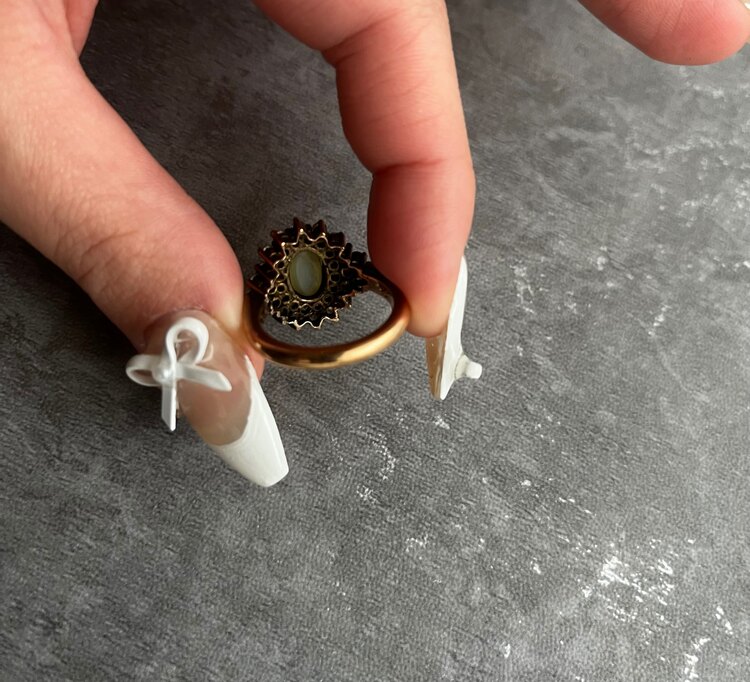 アンティークキャッツアイ　リング（宝石）の商品画像 - 査定依頼日：2025年5月8日 - 最高査定価格：44,000円