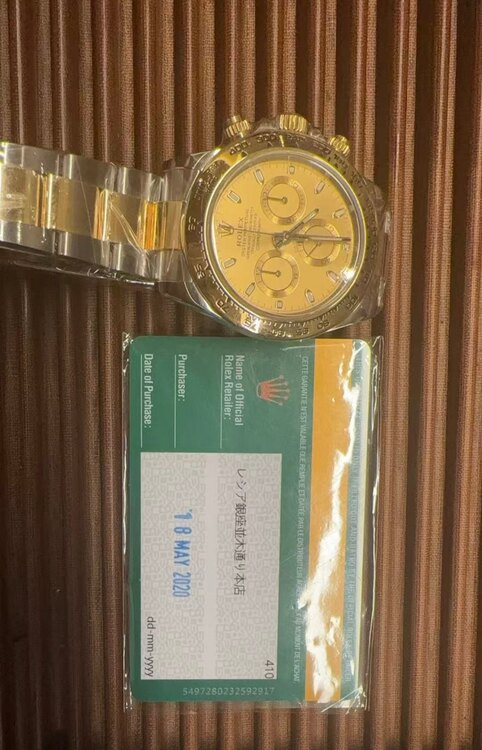 ロレックス デイトナ 11650（高級時計）の商品画像 - 査定依頼日：2025年5月22日 - 最高査定価格：2,550,000円