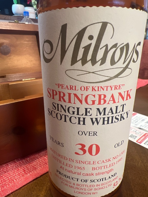 ウイスキー スプリングバンク （お酒）の商品画像 - 査定依頼日：2026年1月22日 - 最高査定価格：200,000円