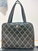 シャネル　ワイルドステッチ　ブラック（ブランドバッグ）の商品画像 - 査定依頼日：2026年3月2日 - 最高査定価格：130,000円