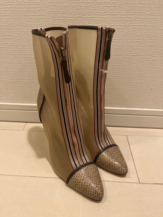 EMPORIO ARMANIサマーブーツ（古着・ファッション）の商品画像 - 査定依頼日：2025年6月26日