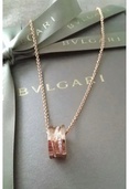ブルガリ BVLGARI ネックレス B-zero1 ビーゼロワン デザイン レジェンド パヴェ ダイヤモンド K18PG（金・貴金属）の商品画像 - 査定依頼日：2026年10月27日 - 最高査定価格：350,000円