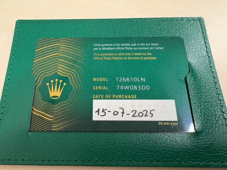 ロレックス サブマリーナー 126610L（高級時計）の商品画像 - 査定依頼日：2025年11月29日 - 最高査定価格：2,280,000円