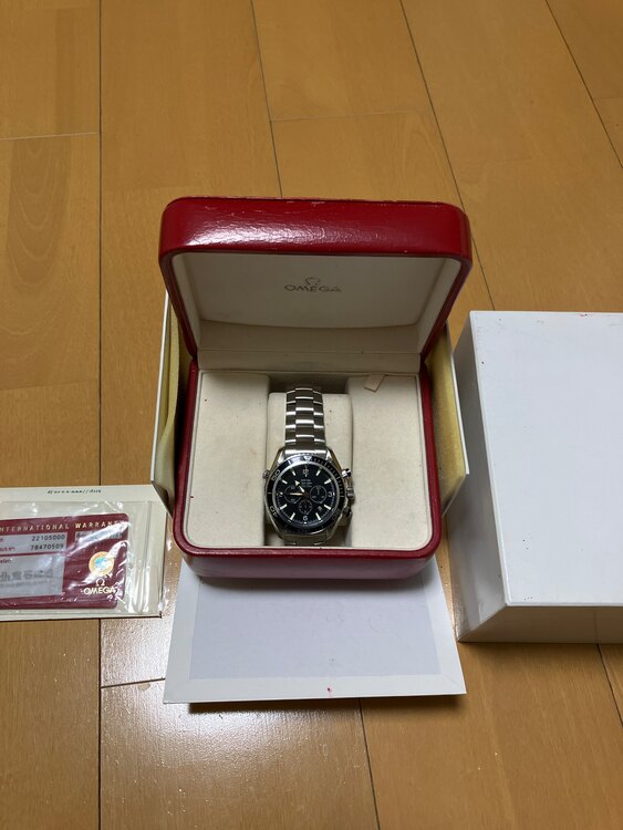 オメガシーマスタープラネットオーシャンクロノグラフ（高級時計）の商品画像 - 査定依頼日：2025年3月28日 - 最高査定価格：400,000円