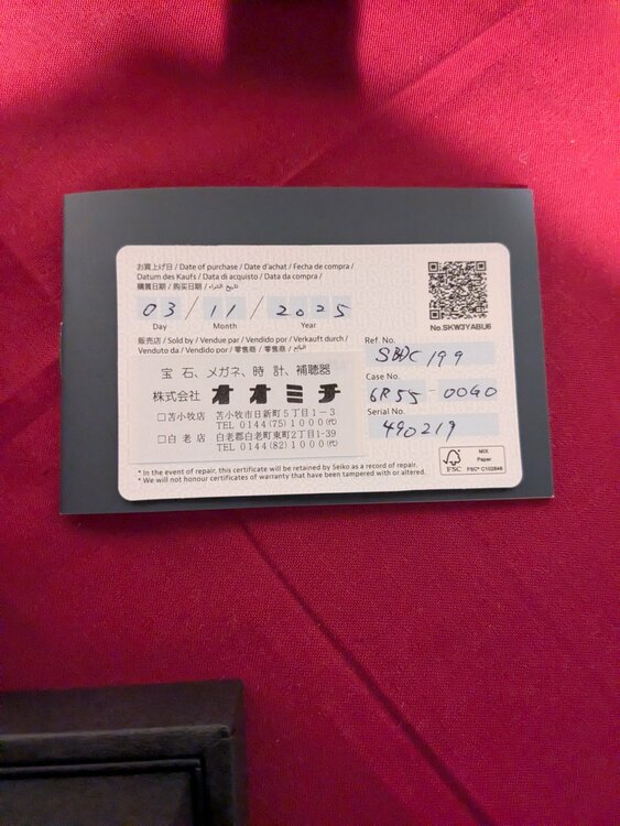 セイコー プロスペックス Seiko SBDC199（高級時計）の商品画像 - 査定依頼日：2026年3月28日 - 最高査定価格：150,000円