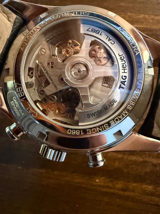 タグ・ホイヤー カレラ キャリバー1887 クロノグラフ（高級時計）の商品画像 - 査定依頼日：2026年2月25日 - 最高査定価格：250,000円