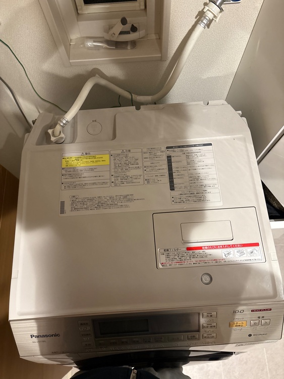 パナソニック　ドラム式洗濯乾燥機（家電）の商品画像 - 査定依頼日：2026年1月8日 - 最高査定価格：3,000円