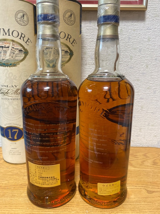 ボウモア17年カモメラベル　シルクプリント　750ml43% 2本（お酒）の商品画像 - 査定依頼日：2025年12月21日 - 最高査定価格：60,000円