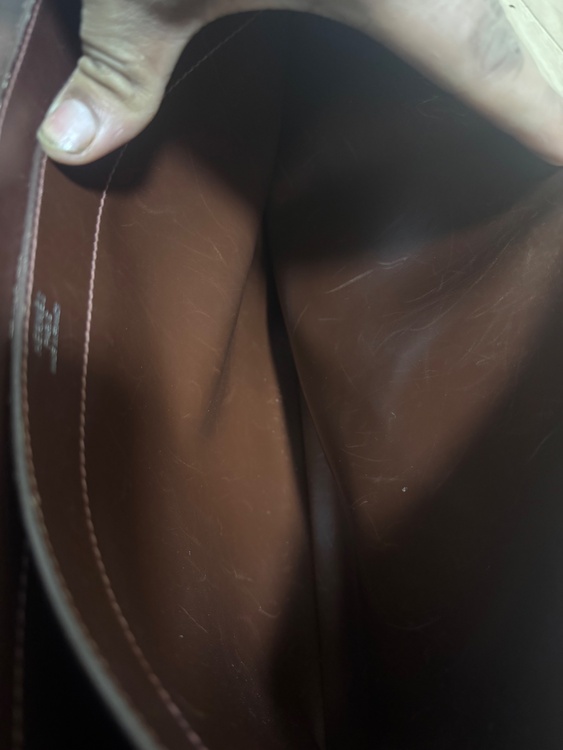 HERMES-PARIS 本革 ビジネスバッグ ブリーフケース ブラウンビンテー（ブランドバッグ）の商品画像 - 査定依頼日：2026年2月8日 - 最高査定価格：40,000円