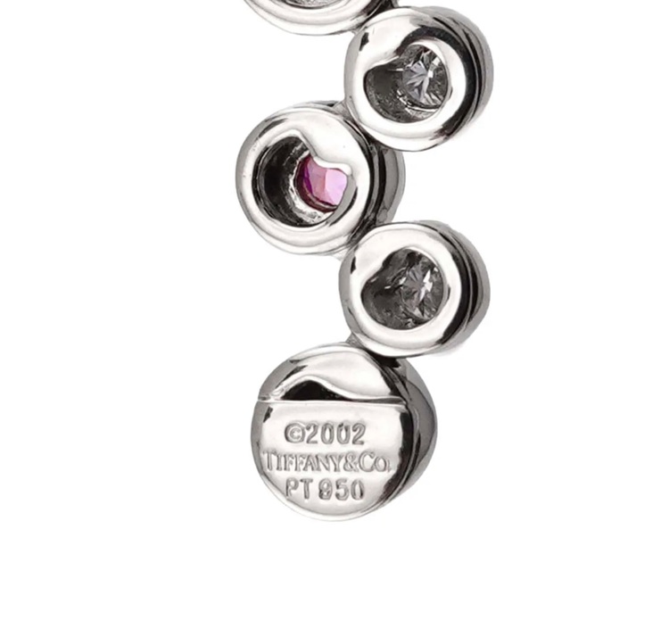 ティファニー　バブルネックレス　ピンクサファイア✖️ダイヤモンド　PT950（宝石）の商品画像 - 査定依頼日：2025年10月28日 - 最高査定価格：85,000円
