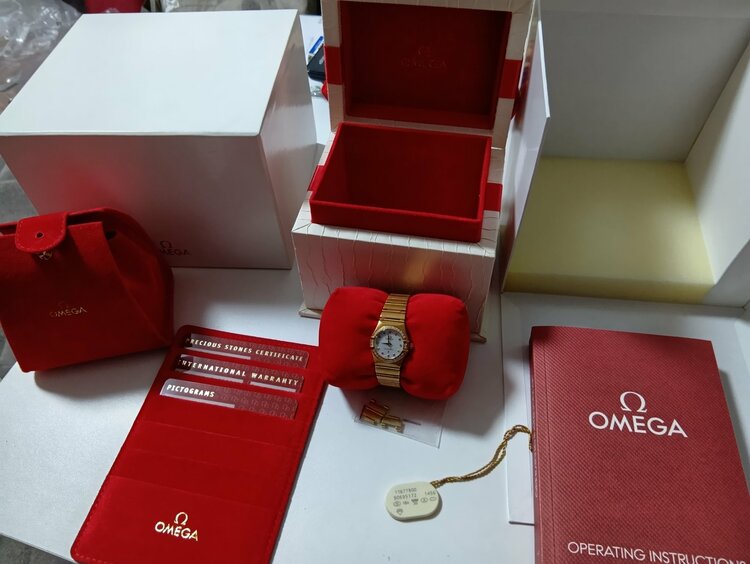 オメガ コンステーション 18k（高級時計）の商品画像 - 査定依頼日：2026年1月31日 - 最高査定価格：1,300,000円