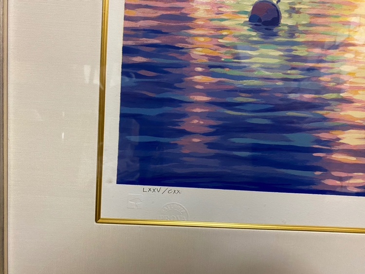 笹倉鉄平 ヴィルフランシュ（美術品・骨董品）の商品画像 - 査定依頼日：2026年8月2日 - 最高査定価格：30,000円