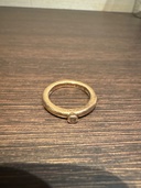 ダイヤ付きゴールドリング（金・貴金属）の商品画像 - 査定依頼日：2025年12月6日 - 最高査定価格：40,576円