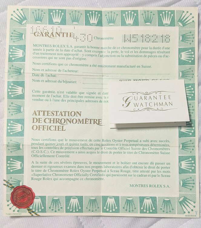 ロレックス サブマリーナー W（高級時計）の商品画像 - 査定依頼日：2025年12月7日 - 最高査定価格：1,370,000円