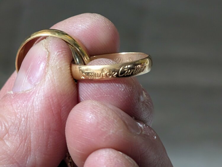 カルティエトリニティリングA1854K（金・貴金属）の商品画像 - 査定依頼日：2026年1月25日 - 最高査定価格：140,000円