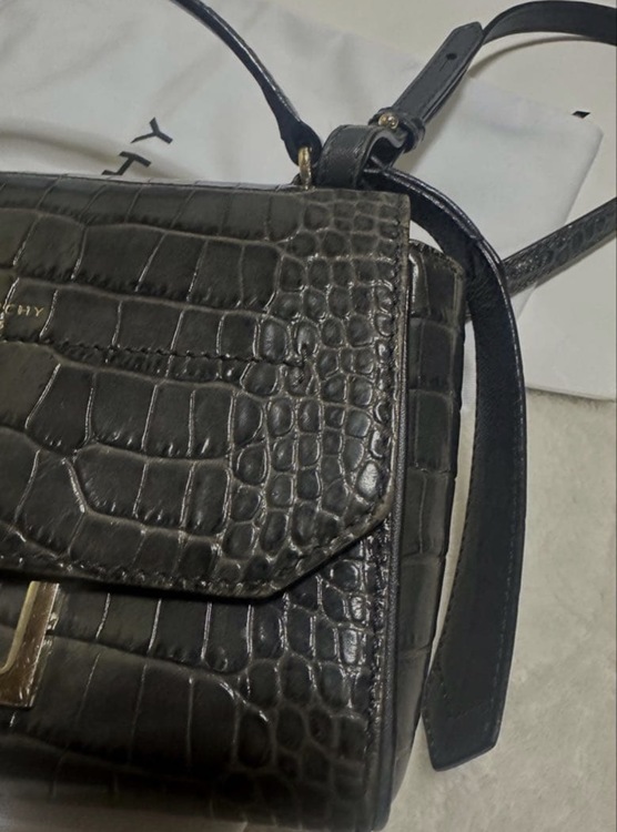 GIVENCHY ジバンシィ エデン ミニ クロコ型押し・グレー 2WAY ショルダーバッグ（ブランドバッグ）の商品画像 - 査定依頼日：2026年8月20日 - 最高査定価格：45,000円