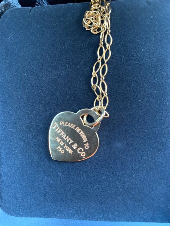 ティファニーネックレス（金・貴金属）の商品画像 - 査定依頼日：2025年1月11日 - 最高査定価格：200,000円