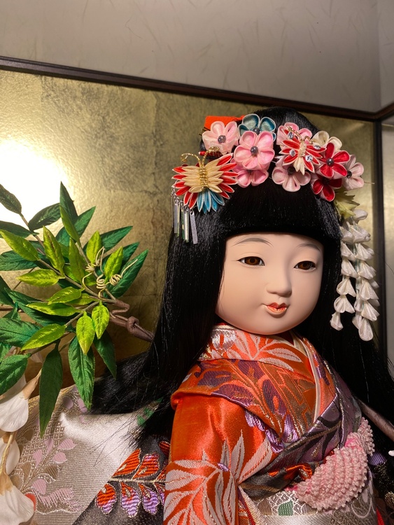 木村玉童作 尾山人形 藤娘（美術品・骨董品）の商品画像 - 査定依頼日：2026年4月28日 - 最高査定価格：100,000円