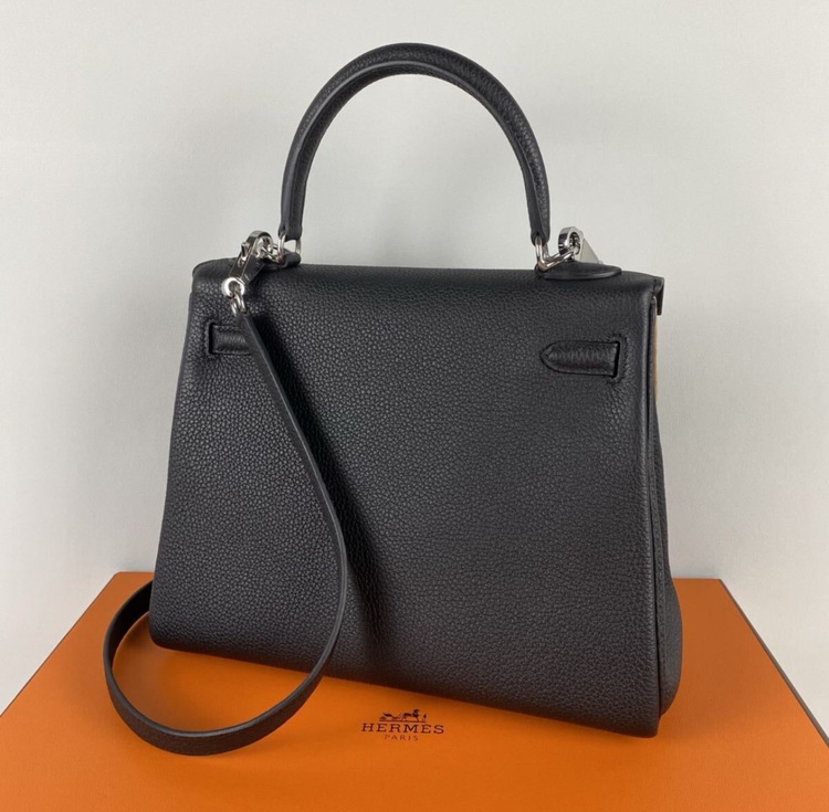 ケリー25 ブラック トゴ W刻印 シルバー金具（ブランドバッグ）の商品画像 - 査定依頼日：2025年10月2日 - 最高査定価格：3,300,000円