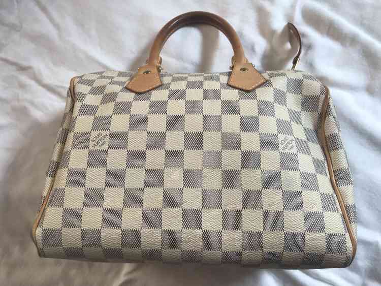 ヴィトン スピーディ 25 ダミエ 白（ブランドバッグ）の商品画像 - 査定依頼日：2019年8月2日 - 最高査定価格：30,000円