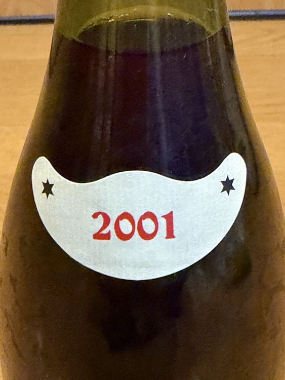 【1. ヴォーヌ・ロマネ 2001 ドミニク・ローラン 750ml 】（お酒）の商品画像 - 査定依頼日：2026年9月27日 - 最高査定価格：15,000円